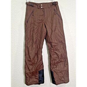 Columbia Kids 10/12 Omni-Shield Insulated Snow Pants Brown Ski Snowboard Outdoor